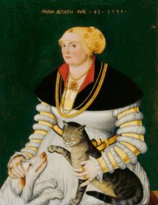 Portrait of Cleophea Holzhalb, née Krieg von Bellikon, 1538