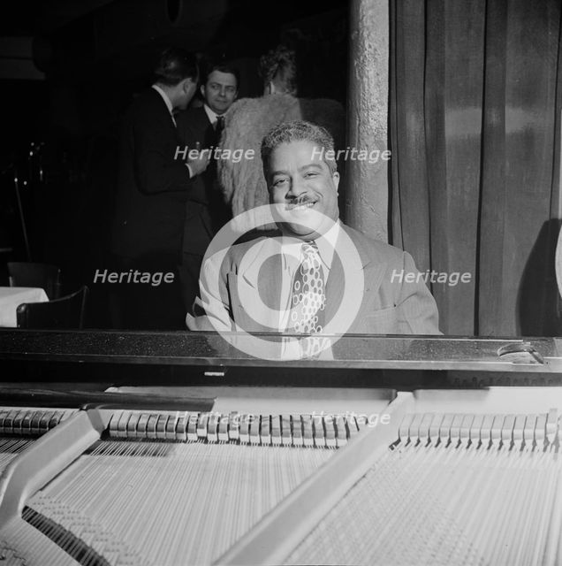 Portrait of Cliff Jackson, Café Society (Downtown)(?), New York, N.Y., ca. Apr. 1947. Creator: William Paul Gottlieb.