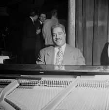 Portrait of Cliff Jackson, Café Society (Downtown)(?), New York, N.Y., ca. Apr. 1947. Creator: William Paul Gottlieb