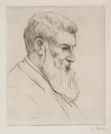 Portrait of Craibe Angus. Creator: Alphonse Legros (French, 1837-1911)