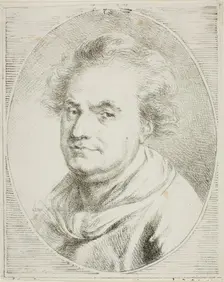 Portrait of Crébillon, c. 1820. Creator: Vivant Denon