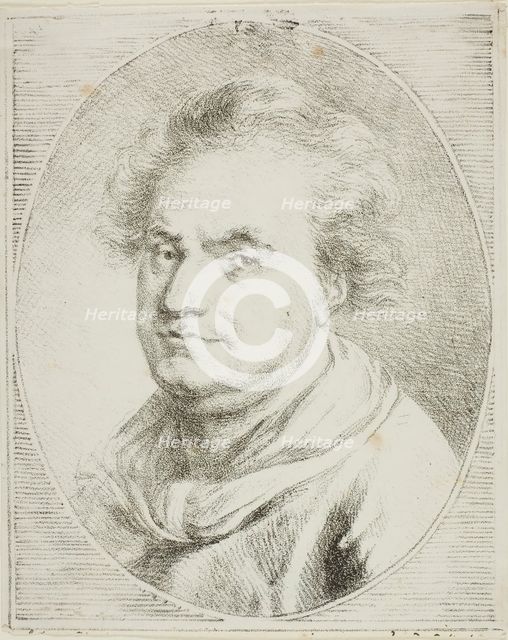 Portrait of Crébillon, c. 1820. Creator: Vivant Denon.
