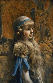 Portrait of Cristina Morphy, 1884. Creator: Anders Leonard Zorn