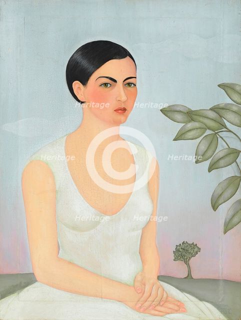 Portrait of Cristina, My Sister, 1928. Creator: Kahlo, Frida (1907-1954).