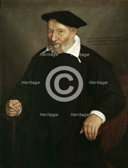 Portrait of Cristoforo da Novate, 1590-1595. Creator: Anonymous.