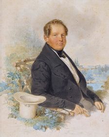 Portrait of Crown Prince Frederick William of Prussia (1795-1861), 1839. Creator: Clarot, Alexander (1796-1842)