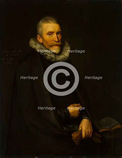 Portrait of a 66-Year-Old Man, 1610. Creator: Michiel van Mierevelt.
