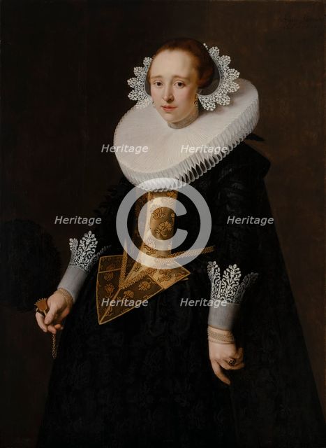 Portrait of a 22-Year-Old Woman, 1628. Creator: Nicolaes Eliasz Pickenoy.