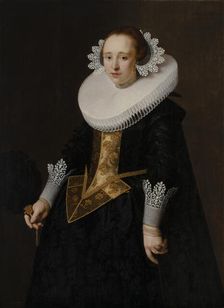 Portrait of a 22-Year-Old Woman, 1628. Creator: Nicolaes Eliasz Pickenoy