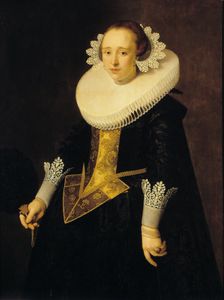 Portrait of a 22-year-old woman , 1628. Creator: Pickenoy, Nicolaes Eliasz. (1588-1650/56)