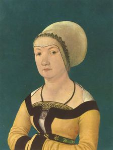 Portrait of a 34-year-old Woman, 1512. Creators: Hans Holbein the Elder, Ambrosius Holbein