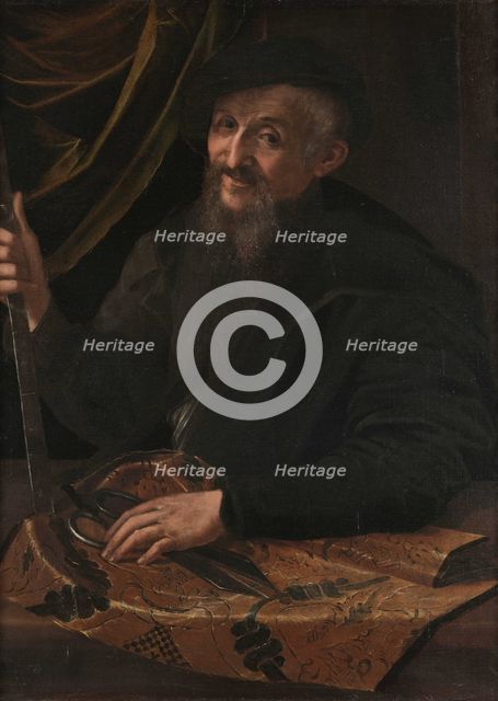 Portrait of a Tailor, 1540-1545. Creator: Mazzola Bedoli, Girolamo (c. 1500-1569).