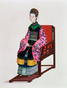 Portrait of a Tartar woman, 19th century. Creator: Unknown