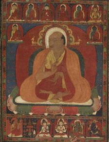 Portrait of a Tibetan Monk, 12th century. Creator: Unknown
