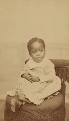 Portrait of a Toddler, 1865-1870. Creator: Wing Taber