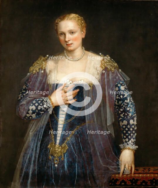 Portrait of a Venetian woman (La Bella Nani), c. 1560. Creator: Veronese, Paolo (1528-1588).