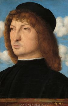 Portrait of a Venetian Gentleman, c. 1500. Creator: Giovanni Bellini