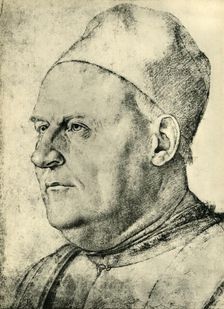Portrait of a Venetian senator, 1487, (1943). Creator: Francesco Bonsignori