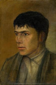 Portrait of a Village Lad, after 1910. Creator: Ladislav Mednyanszky