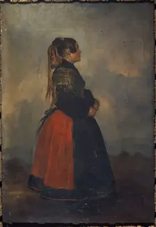 Portrait of a villager from the province of Avila, between 1801 and 1900. Creator: Unknown