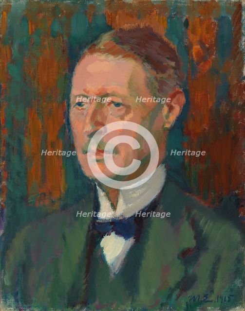 Portrait of A. W. Finch, 1915. Creator: Magnus Enckell.