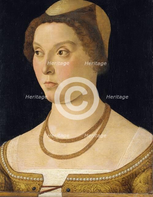 Portrait of a Woman, 1450-1470. Creator: Circle of Giovanni Bellini.