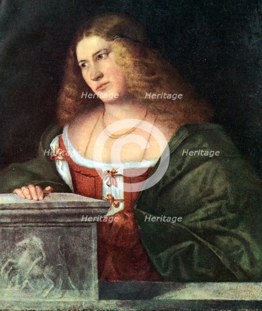 'Portrait of a Woman', 1485-1547, (1930).Artist: Giovanni Cariani