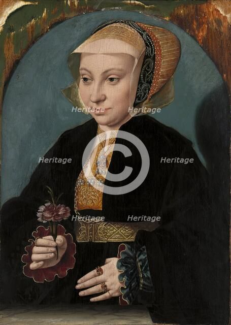 Portrait of a Woman, 1538. Creator: Bartholomaeus Bruyn the Elder.