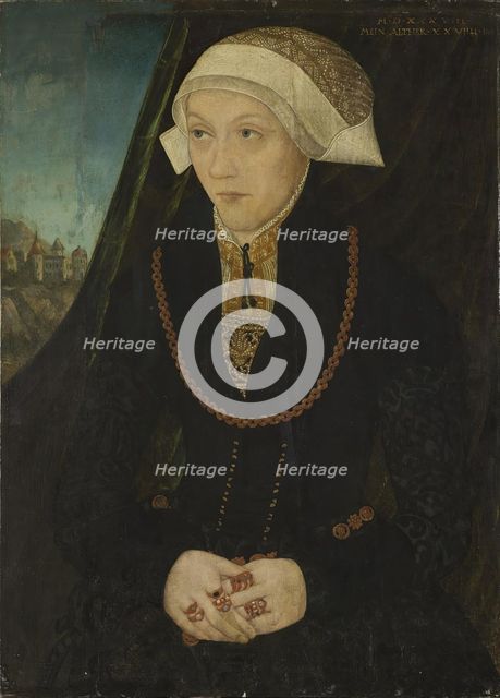 Portrait of a woman, 1538. Creator: Workshop of Lucas Cranach the Elder.