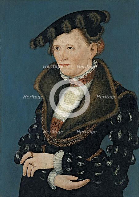 Portrait of a Woman, 1539. Artist: Cranach, Lucas, the Younger (1515-1586)