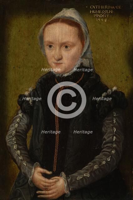 Portrait of a Woman, 1548. Creator: Catharina van Hemessen.