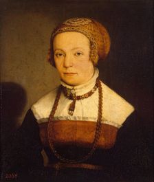 Portrait of a Woman, 1548. Creators: Christoph Amberger, Jan van Scorel