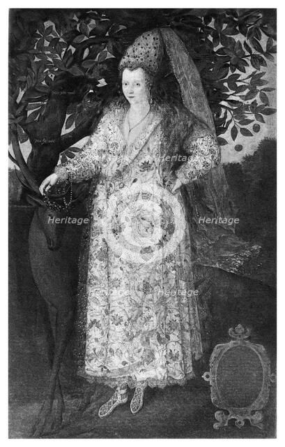 Portrait of a woman, 1590s, (1896).Artist: Marcus Gheeraerts, the Younger