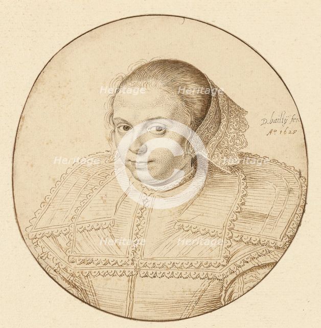 Portrait of a Woman, 1629. Creator: David Bailly.