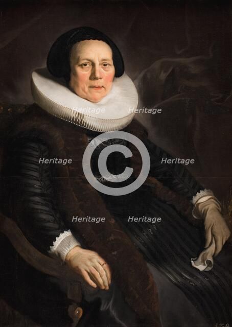 Portrait of a Woman, 1634-1638. Creator: Jacob Adriaensz. Backer.