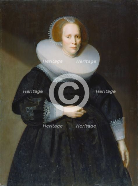 Portrait of a Woman, 1636. Creator: Samuel Hoffmann.