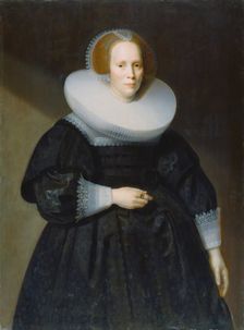 Portrait of a Woman, 1636. Creator: Samuel Hoffmann