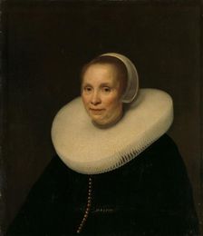 Portrait of a woman, 1646. Creator: Abraham Lambertsz. Van Den Tempel