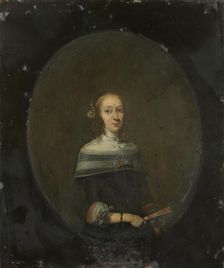 Portrait of a Woman, 1640-1681. Creator: Gerard Terborch II