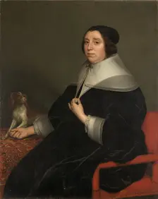 Portrait of a Woman, 1655. Creator: Gerrit van Honthorst