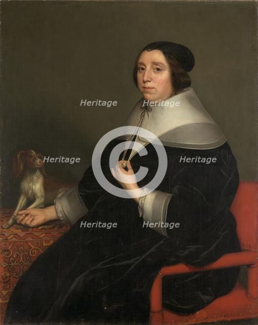 Portrait of a Woman, 1655. Creator: Gerrit van Honthorst.