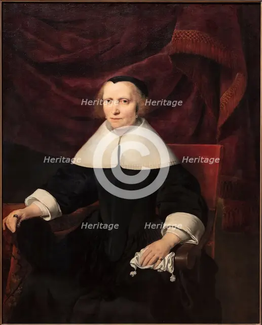 Portrait of a Woman, 1656. Creator: Ferdinand Bol.