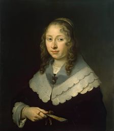 Portrait of a Woman, 1659. Creator: Govaert Flinck