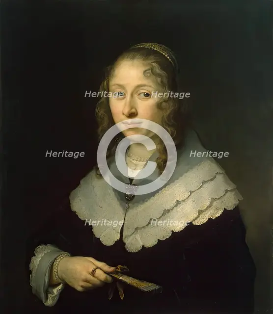 Portrait of a Woman, 1659. Creator: Govaert Flinck.