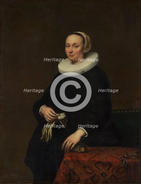 Portrait of a Woman, 1650. Creator: Jürgen Ovens.
