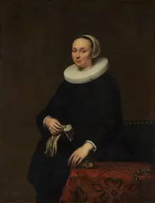 Portrait of a Woman, 1650. Creator: Jürgen Ovens
