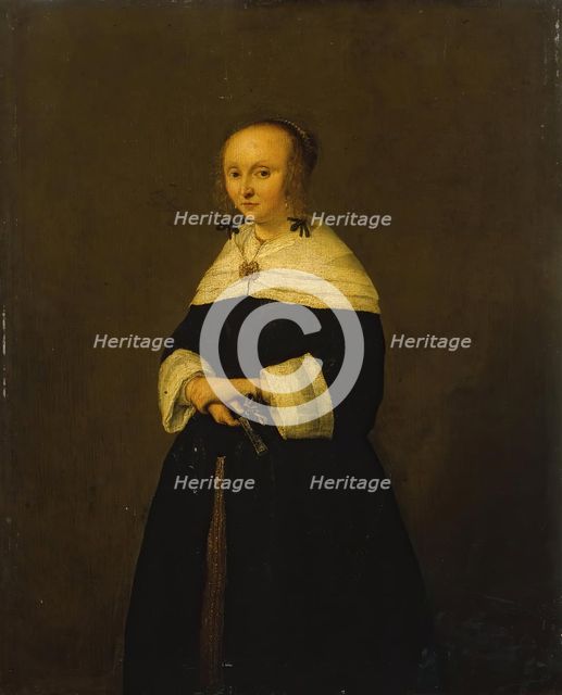 Portrait of a Woman, 1651. Creator: Adriaen van Ostade.