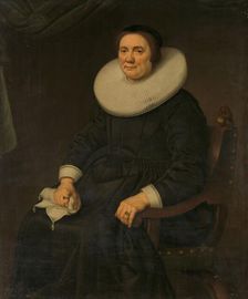 Portrait of a woman, 1651. Creator: Hercules Sanders