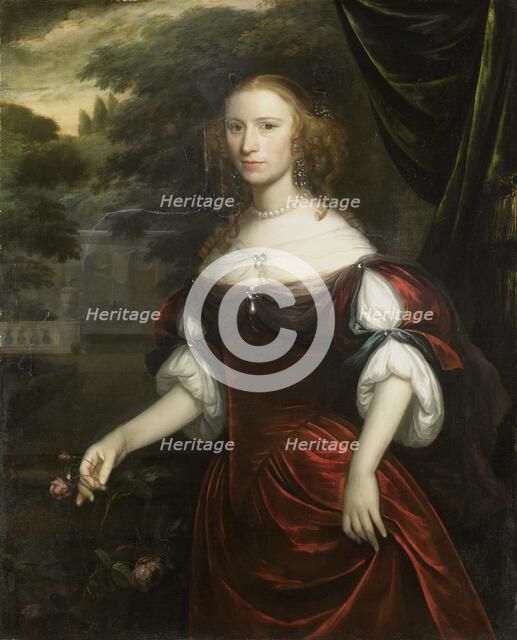 Portrait of a Woman, 1667. Creator: Verelst Harman.