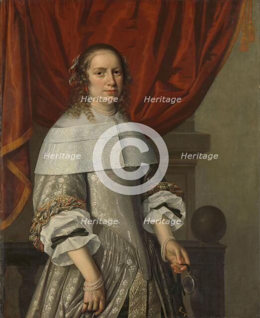 Portrait of a Woman, 1663. Creator: Hendrick Cornelisz van Vliet.